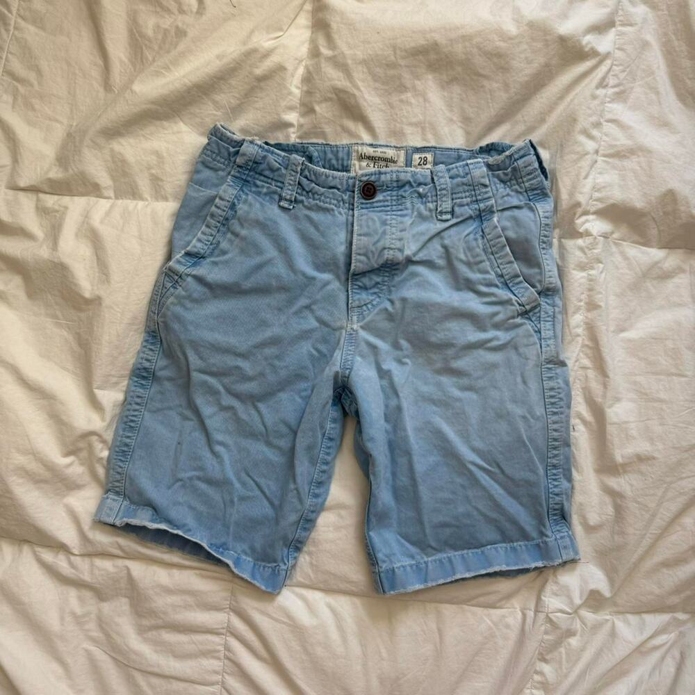 Distressed denim jorts‎ Abercrombie men’s 28 100% cotton preppy golf tennis